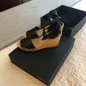 Vince Black Simona espadrilles